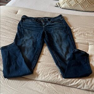 American Eagle Outfitters Women's Deep Indigo Skinny Jeans